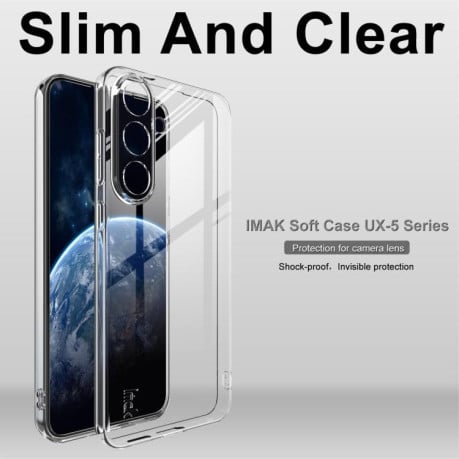 Протиударний чохол IMAK UX-5 Series на Samsung Galaxy S25 FE 5G - прозорий