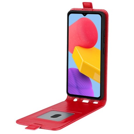 Флип-чехол R64 Texture Single на Samsung Galaxy M13 4G - красный