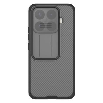 Противоударный чехол NILLKIN Black Mirror Pro Series Camshield со шторкой на камеры на Xiaomi 17T 5G — черные