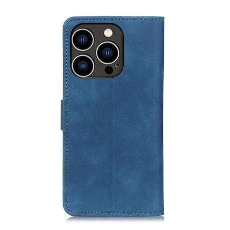 Чохол-книжка KHAZNEH Cowhide Texture на iPhone 16 Pro Max - синій