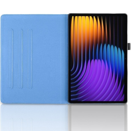 Чехол-книжка Tree Life Embossed Rotation Leather для Xiaomi Pad 7 / 7 Pro - синий