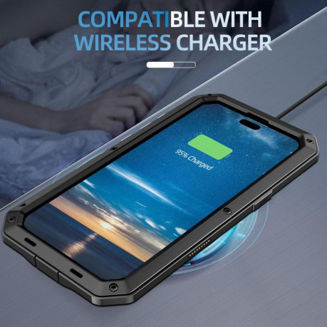 Противоударный чехол Shockproof IP54 Life Waterproof для iPhone Air - черный