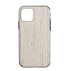 Чехол-накладка Wood Texture на iPhone 12/12 Pro - скандинавский орех