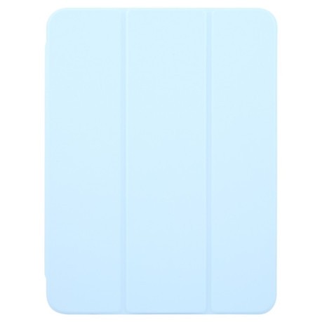 Чохол-книжка GEBEI Acrylic TPU 3-folding Rotating Smart Tablet Leather для iPad Pro 13 2024 - блакитний