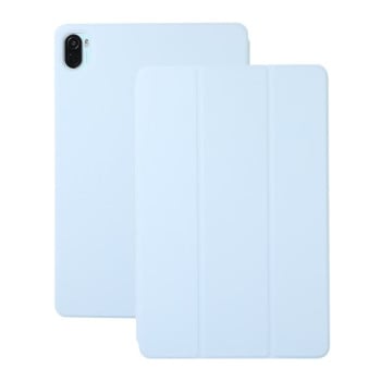 Магнитный чехол-книжка Solid Color Magnetic для Xiaomi Pad 5 / Pad 5 Pro - голубой