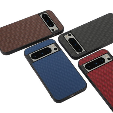 Ударозахисний чохол Carbon Fiber Texture на Google Pixel 8 Pro - коричневий