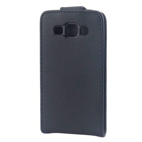Черный Кожаный Чехол Флип Magnetic Button для Samsung Galaxy A3/A300