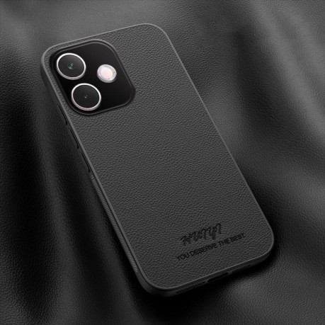 Чехол HUIYI Leather Magnetic для OPPO A5 Pro 5G - чорний