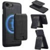 Чехол-книжка LC.IMEEKE L3 Series Detachable RFID Card Bag Magsafe для iPhone 16e - черный