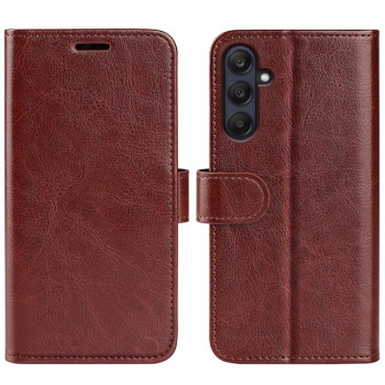 Чохол-книжка R64 Texture Horizontal Flip Leather  для Samsung Galaxy A26 - коричневий