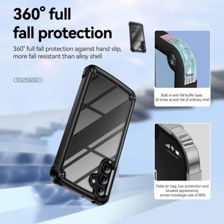 Протиударний чохол Lens Protection Samsung Galaxy A24 4G / A25 5G - чорний