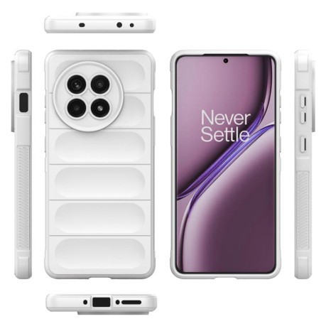 Силіконовий чохол Magic Flannel для OnePlus 13R/Ace 5/Ace 5 Pro/Ace 5 Pro - білий