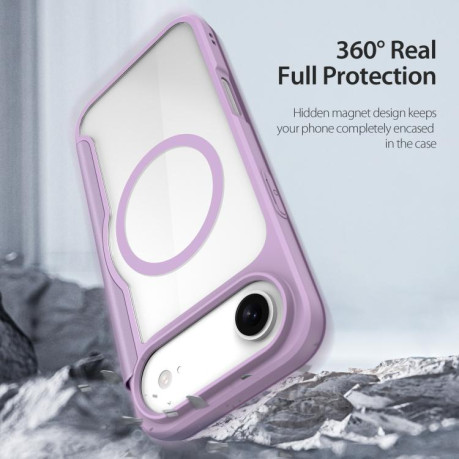 Чехол-книжка DUX DUCIS Skin X Pro Series Magsafe на iPhone Air - фиолетовый
