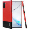 Чохол IMAK Ruiyi Series Concise Slim на Samsung Galaxy Note 10-чорно-червоний
