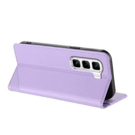 Чехол-книжка Embossed Multi-functional Wallet Retro Leather на Infinix Hot 50 Pro 4G - фиолетовый