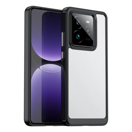Противоударный чохол Colorful Acrylic Series для Realme GT 7 Pro - черный