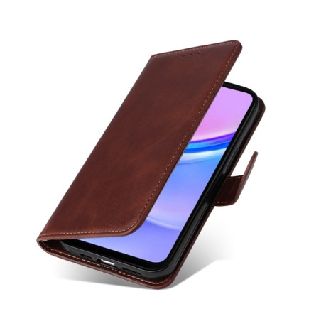 Чохол-книжка Stitching Calf Texture для Samsung Galaxy A16 5G - коричневий