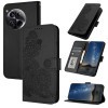 Чохол- книжка Totem Embossed Magnetic Leather на OnePlus 12 - чорний