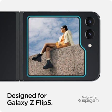 Комплект захисного скла SPIGEN GLAS.tR EZ Fit для Samsung Galaxy Flip 5