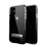 Протиударний чохол-підставка HMC на iPhone 11 Pro Max -прозоро-сірий