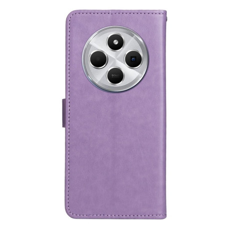 Чехол-книжка Cat and Dog для Xiaomi Redmi 14C 4G/Poco C75/Redmi A4 5G - фиолетовый