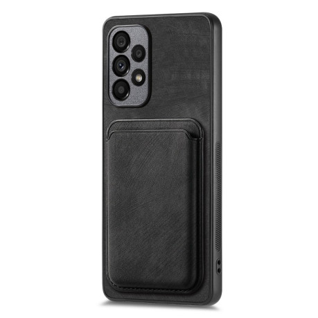 Противоударный чехол Magnetic Wallet Card для Samsung Galaxy A35 5G - черный
