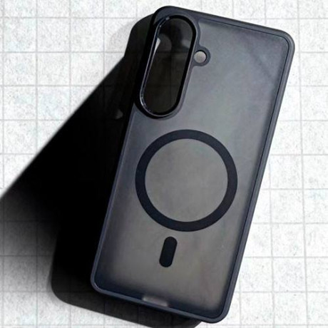 Протиударний чохол Armor Precise Hole гібрид твердого та м'якого матеріалу для Samsung Galaxy S26 5G — матовий чорний