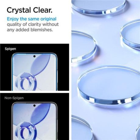Комплект защитных стекол Spigen Glas.Tr ”EZ Fit” для Samsung Galaxy S24+Plus