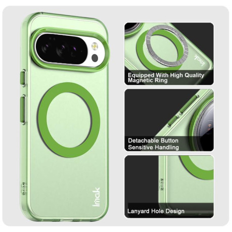 Протиударний чохол IMAK Candy Series Shockproof MagSafe для Google Pixel 10 Pro XL - зелений