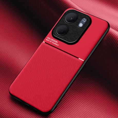 Чоловічий протиударний чохол Tilt Strip Grain на OPPO A5x 5G Global - червоний