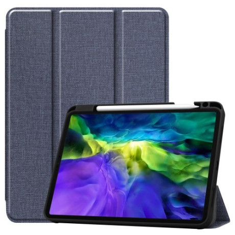 Чохол-книжка Fabric Denim на iPad Air 4  10.9 (2020)/Pro 11 (2018)/Pro 11 (2020)-синій