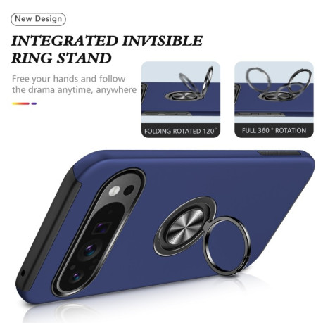 Противоударный чехол HMC 360 Degree Rotating Holder для Google Pixel 9 Pro - синий