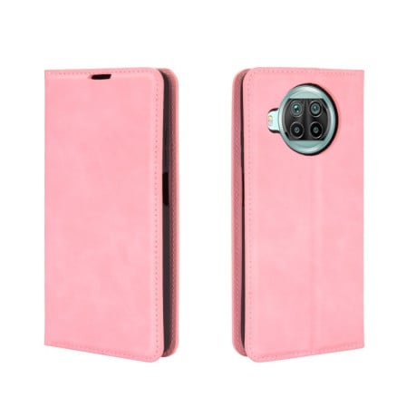 Чохол-книжка Retro-skin Business Magnetic на Xiaomi Mi 10T Lite - рожевий