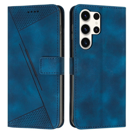 Чехол-книжка Dream Triangle Leather на Samsung Galaxy S24 Ultra - синий