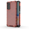 Противоударный чехол Honeycomb на Samsung Galaxy A05s - красный