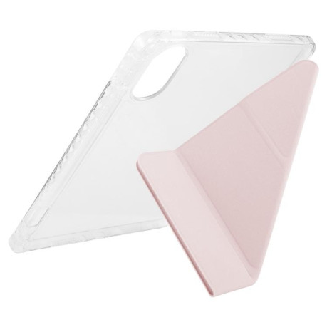 Чехол-книжка Clear Acrylic Demation Leather для Xiaomi Redmi Pad SE 11 2025 / Pad 2 - розовый