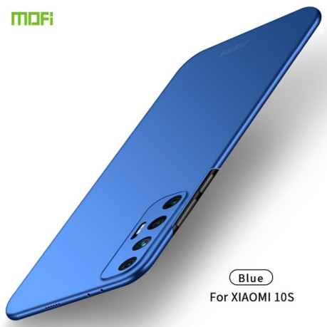 Ультратонкий чехол MOFI Frosted на Xiaomi Mi 10S - синий
