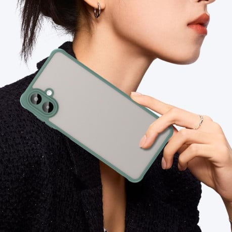 Чохол Fan Dun Series гібрид з Magsafe на Samsung Galaxy A07 4G - зелений