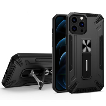 Противоударный чехол War-god Armor для iPhone 13 Pro Max - черный