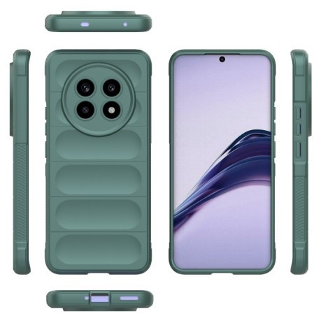 Силіконовий чохол Magic Flannel для Realme 13 Pro 5G - зелений