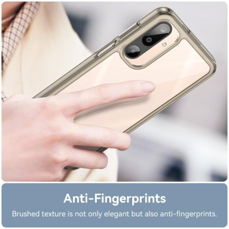 Противоударный чохол Colorful Acrylic Series для Samsung Galaxy M16 5G - серый