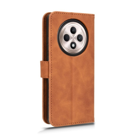 Чехол-книжка Retro Skin Feel Business Magnetic на OPPO Reno12 F/12 FS 5G - коричневый