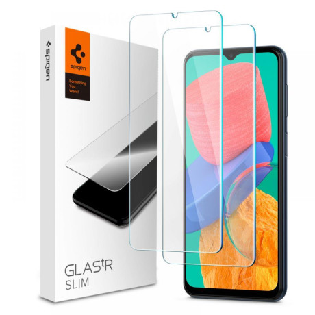 Комплект захисного скла Spigen Glass.Tr Slim для Samsung Galaxy M23 5G / M33 5G