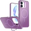 Чохол Bright Color Imitation Camera Bracket з MagSafe та імітацією камери на OPPO A6x 4G / 5G / 5G India — фіолетовий