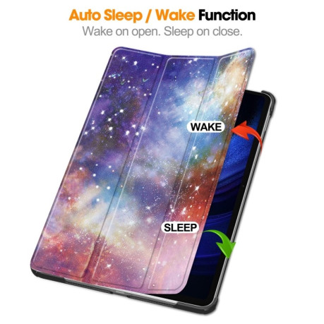 Чехол-книжка Custer Painted для Xiaomi Pad 6 / 6 Pro - Milky Way