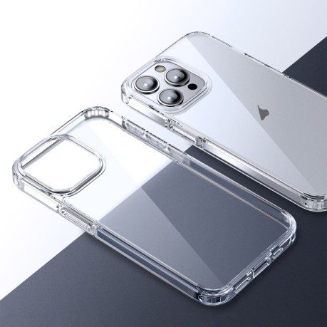 Противоударный чехол Wlons Ice Crystal для iPhone 15 Pro Max - прозрачный