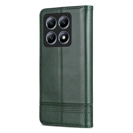 Чохол-книжка AZNS Magnetic Calf на Xiaomi 14T Pro - зелений