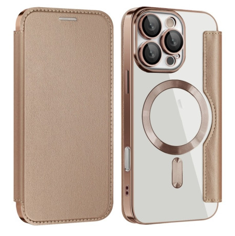 Чохол-книжка Shield MagSafe RFID Anti-theft Leather для iPhone 16 Pro Max - Desert Gold