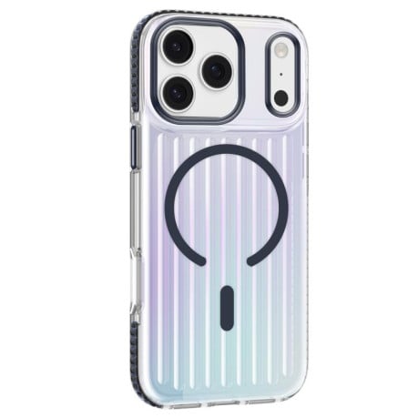 Чехол Mutural Luggage Rainbow MagSafe на iPhone 17 Pro Max - синий