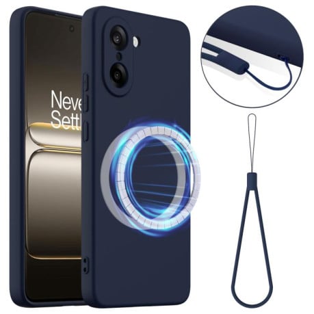 Силіконовий чохол Shockproof Silicone з Magsafe на OnePlus Nord CE5 - синій